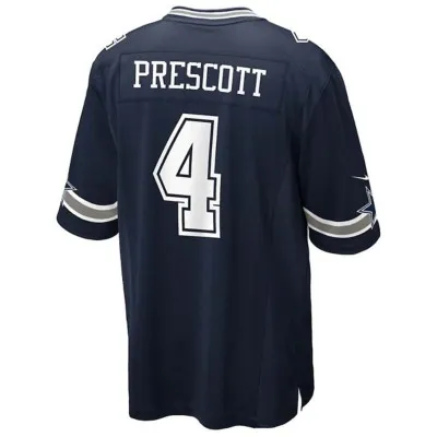 Nike Kids' Dallas Cowboys Dak Prescott #4 Home Game Jersey