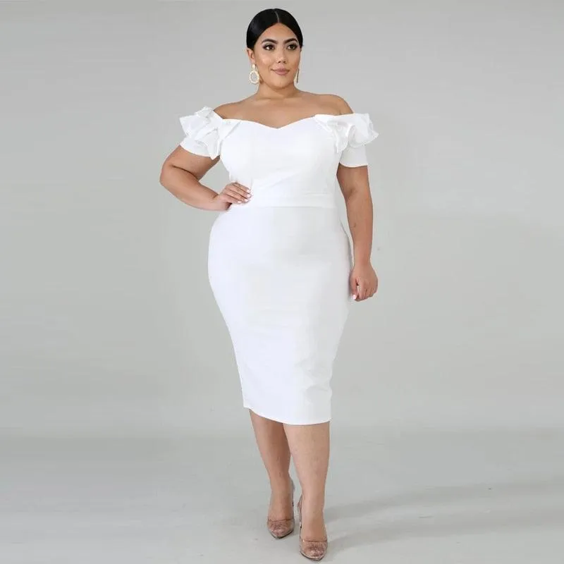 Off Shoulder Bodycon Party Dress