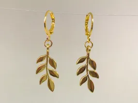 Olive Branch Leaf Earrings Wholesale supply