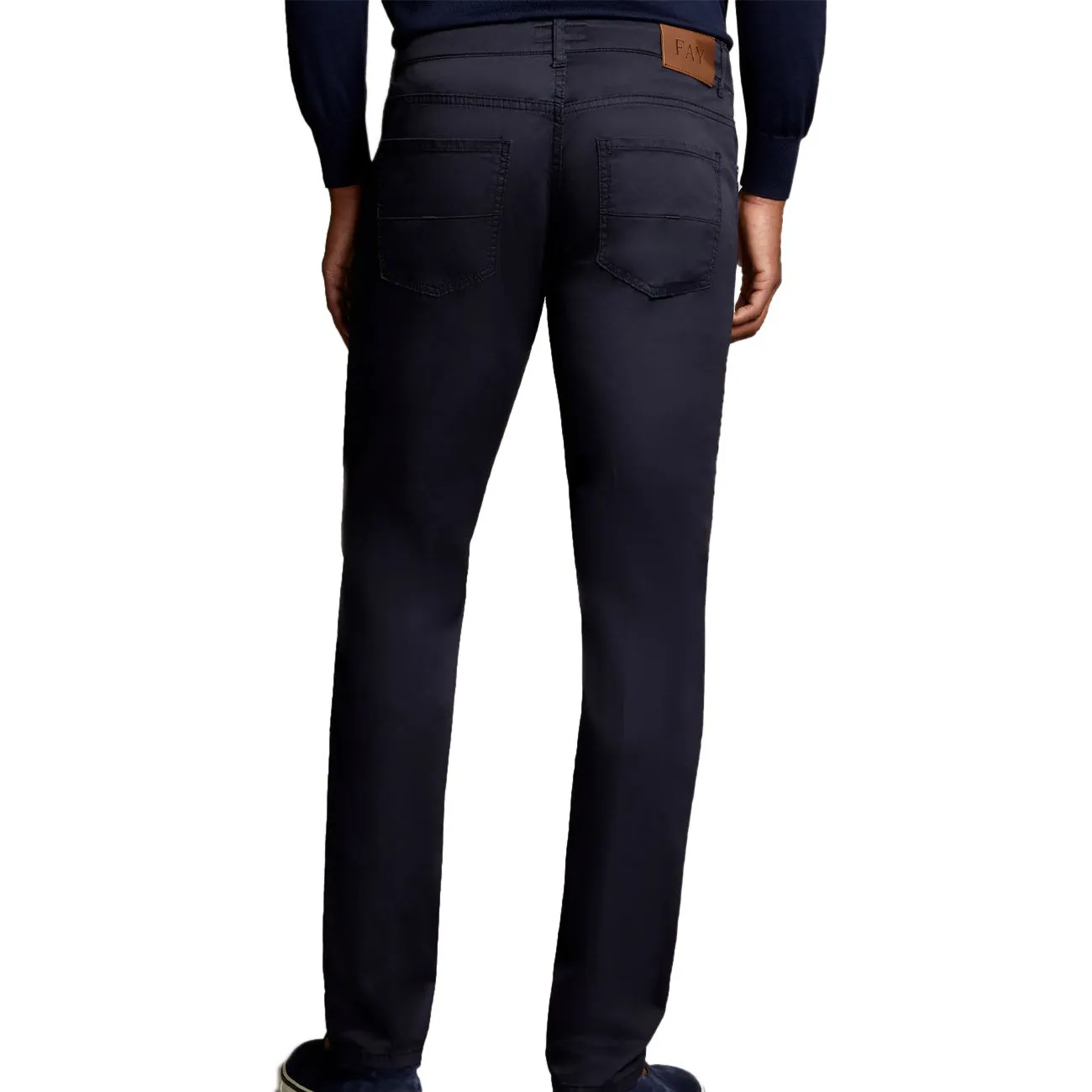 PANTALONE SLIM FIT Uomo Galassia Scuro