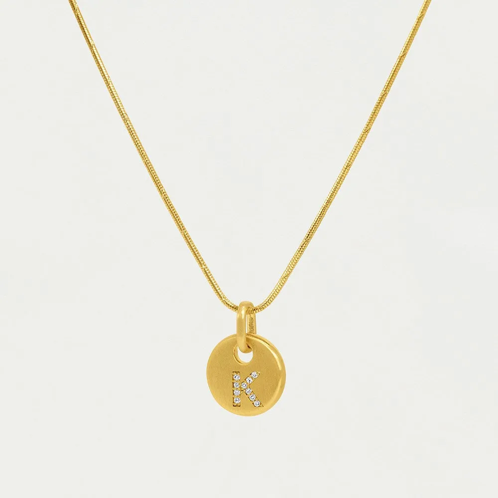 Pavé Initial Necklace