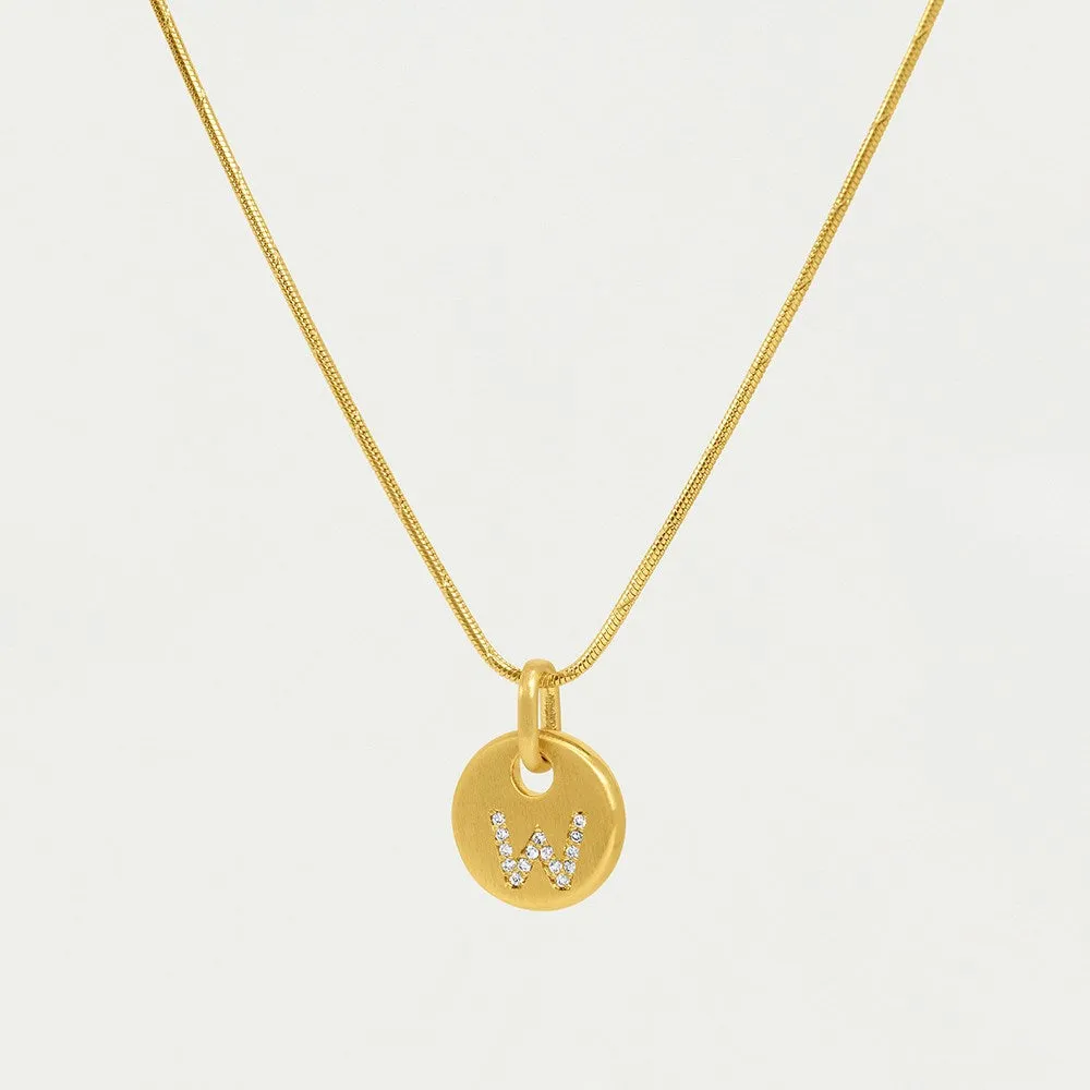 Pavé Initial Necklace