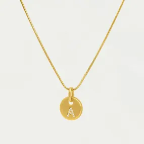 Pavé Initial Necklace