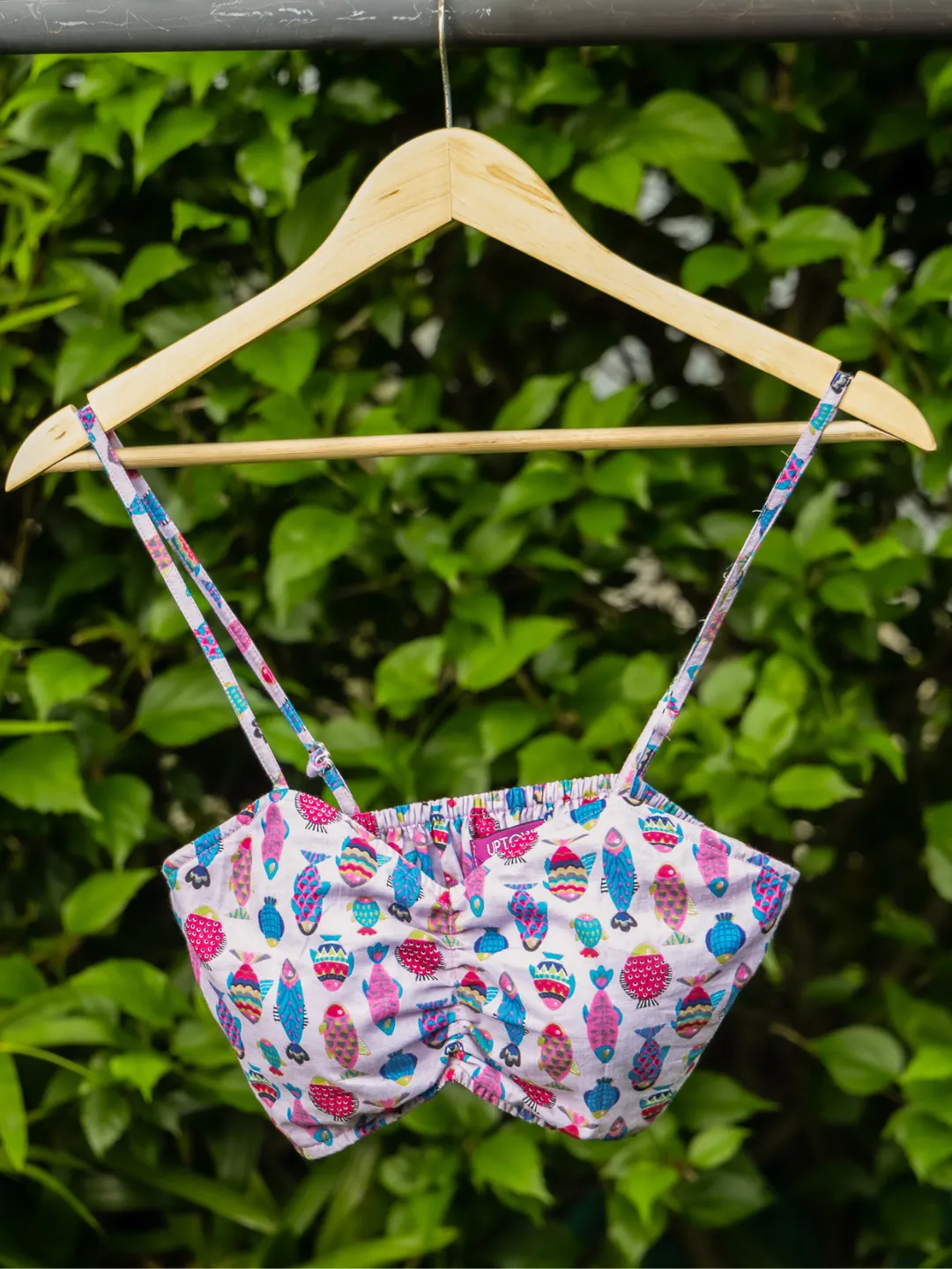 Printed Cotton Bralette