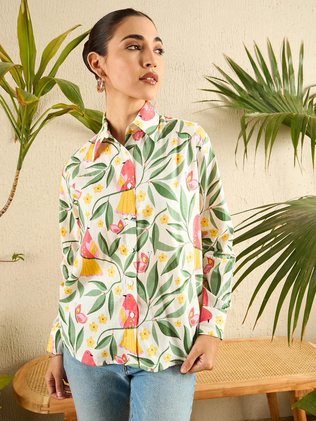 Printed Cotton Shirt