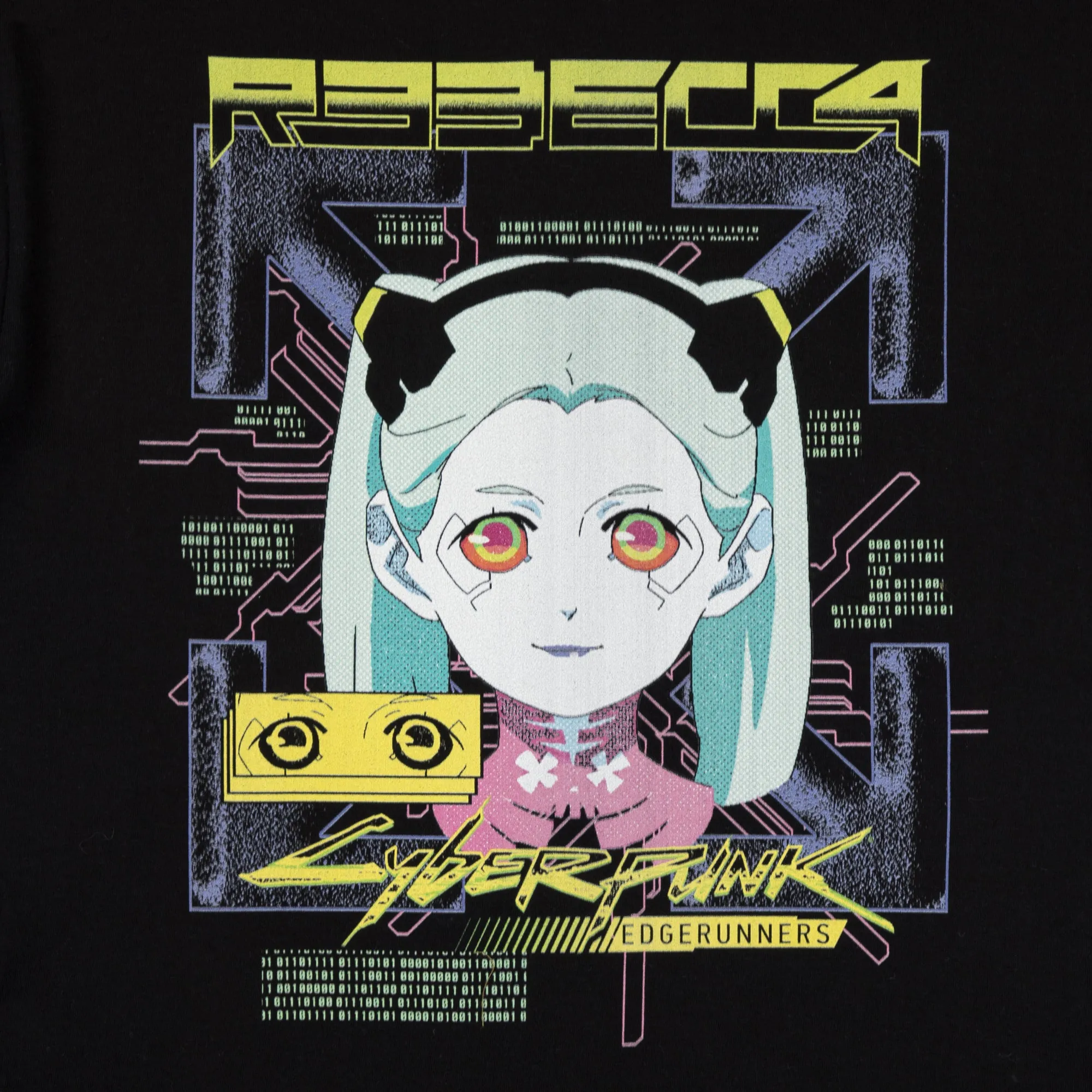 Rebecca Binary Crush Black Tee