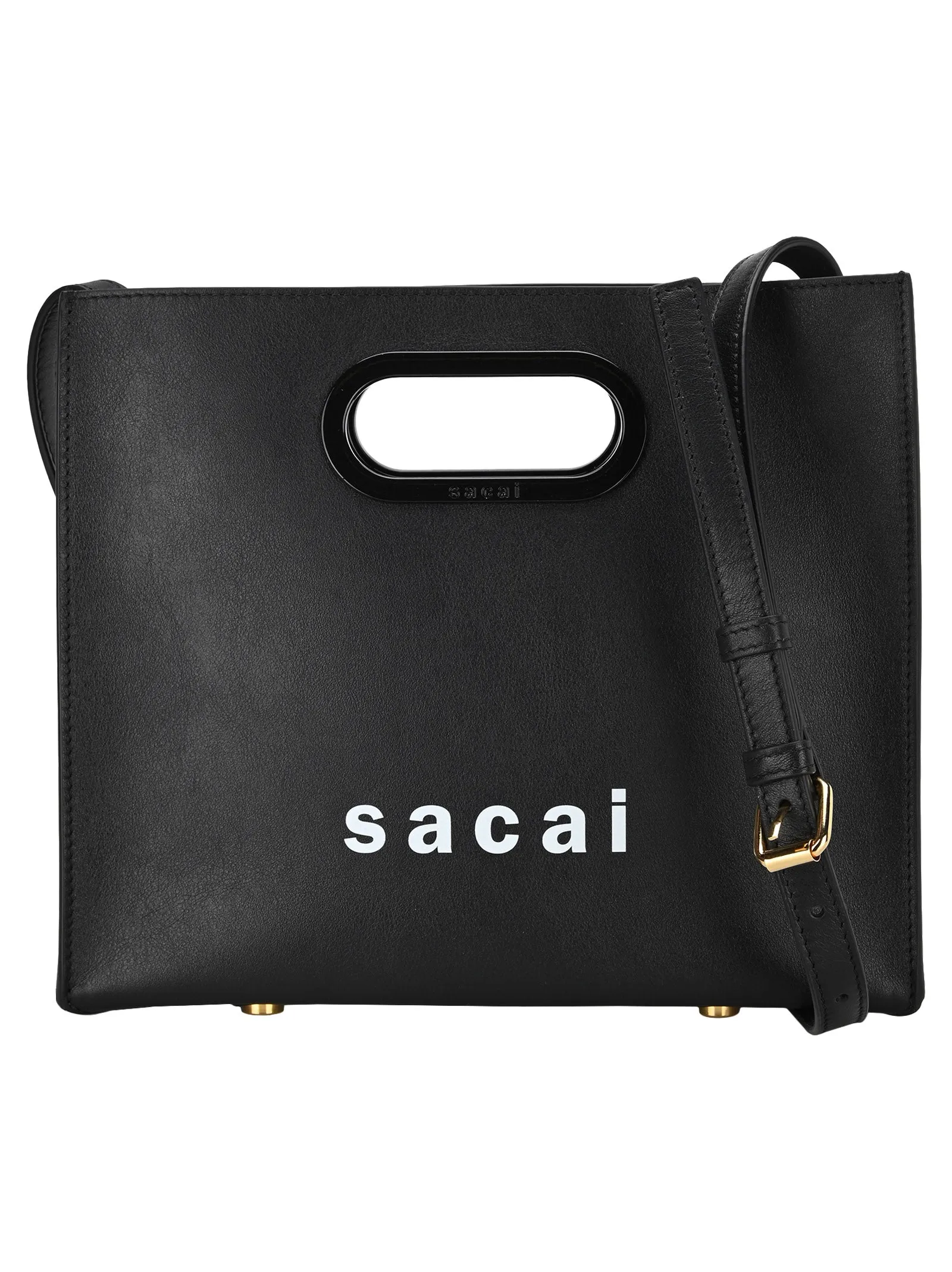 Sacai Logo Small Shopper Tote Bag