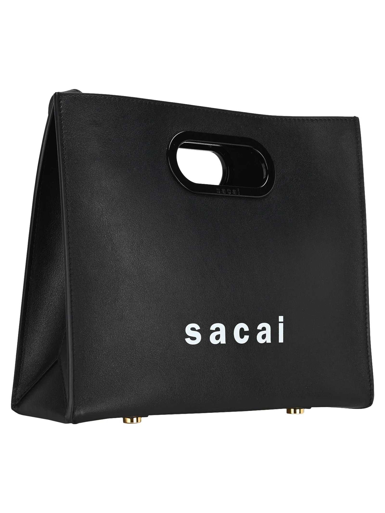 Sacai Logo Small Shopper Tote Bag