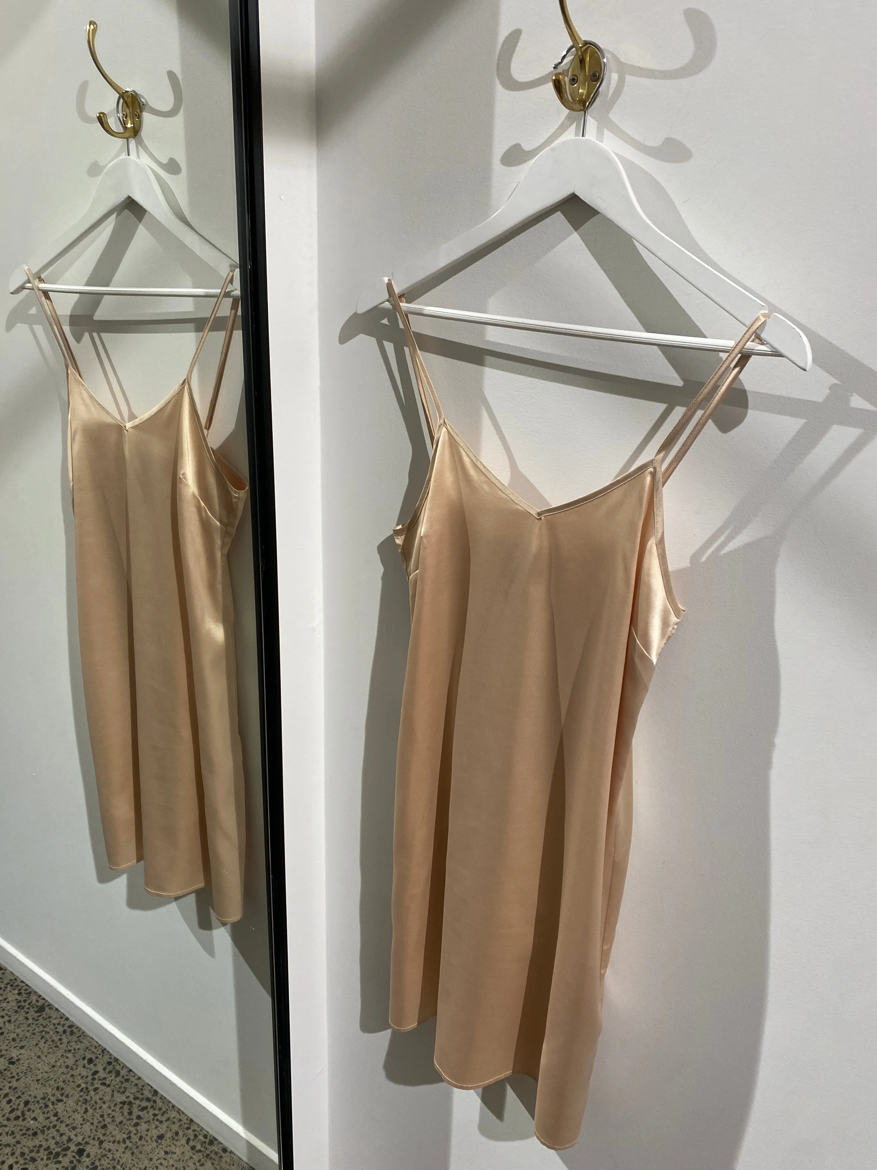 Satin Slip - Nude