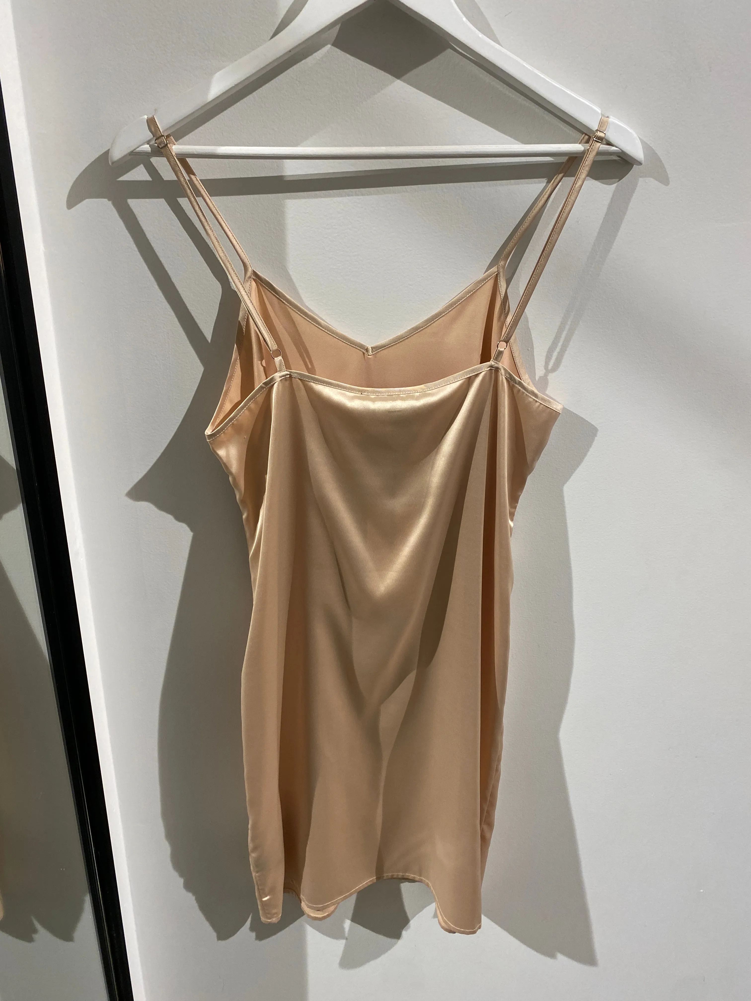 Satin Slip - Nude