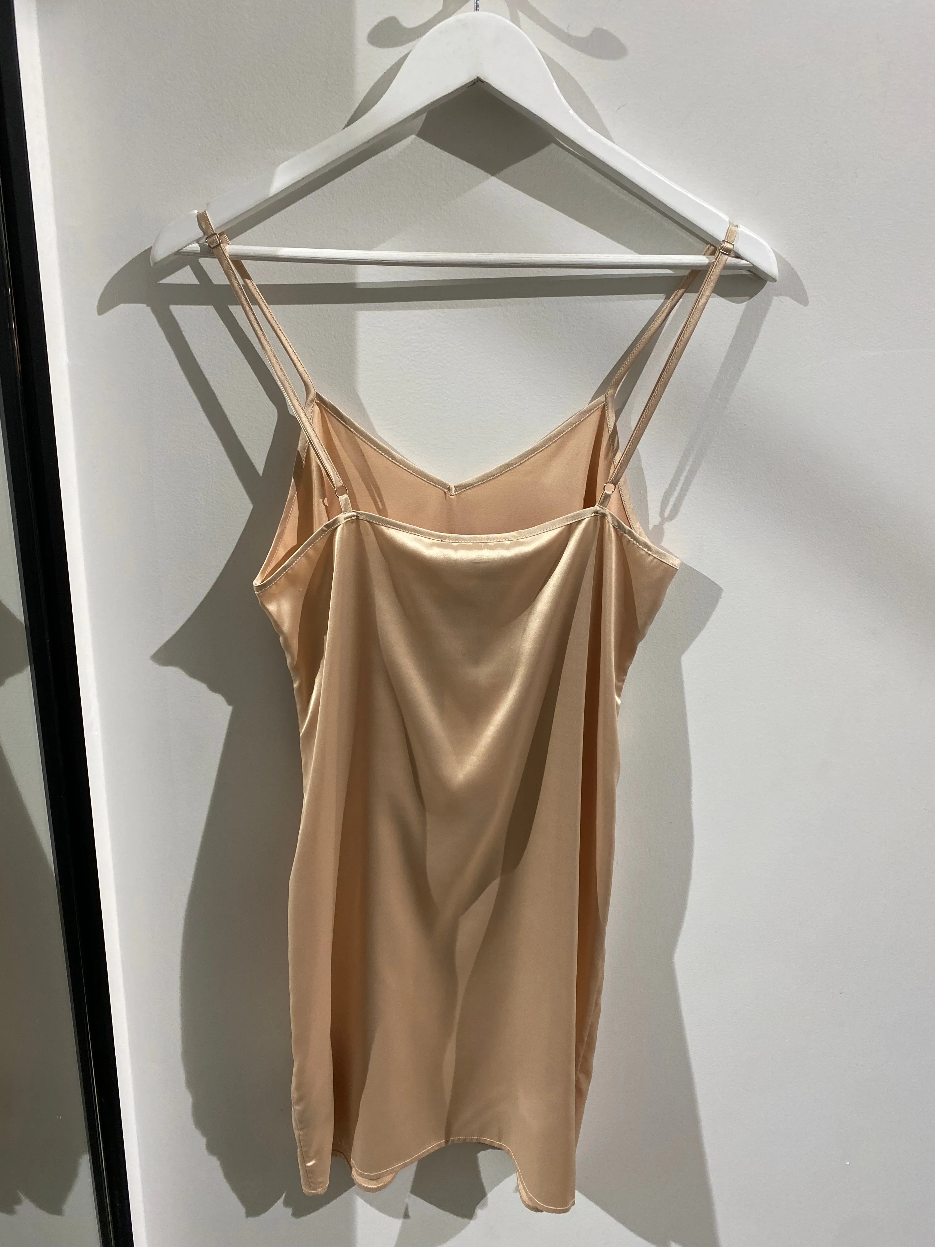 Satin Slip - Nude