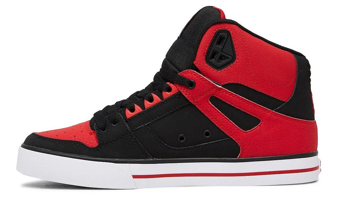 shoes DC Pure High -Top WC - FWB/Fiery Red/White/Black - men´s