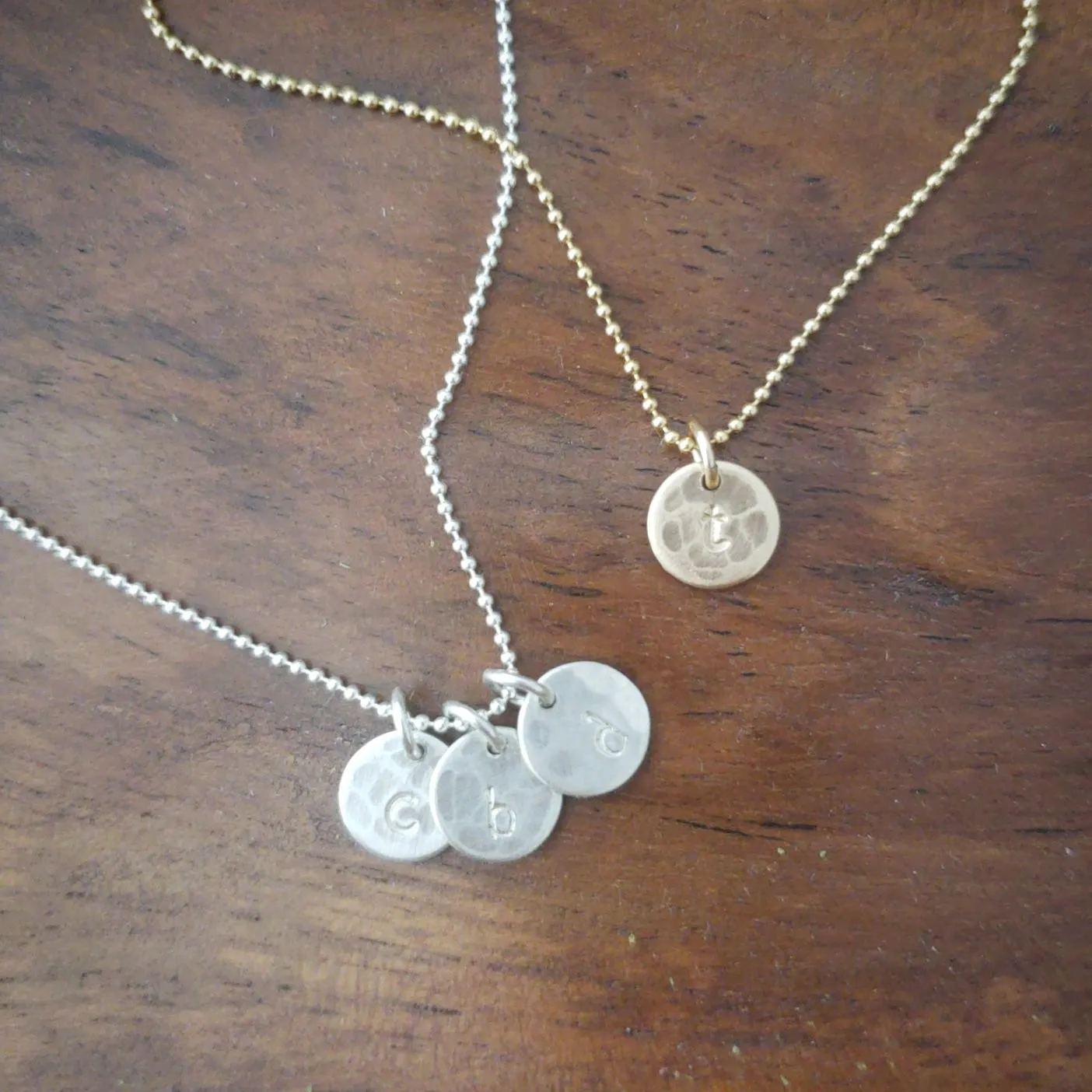 Small Initial necklace