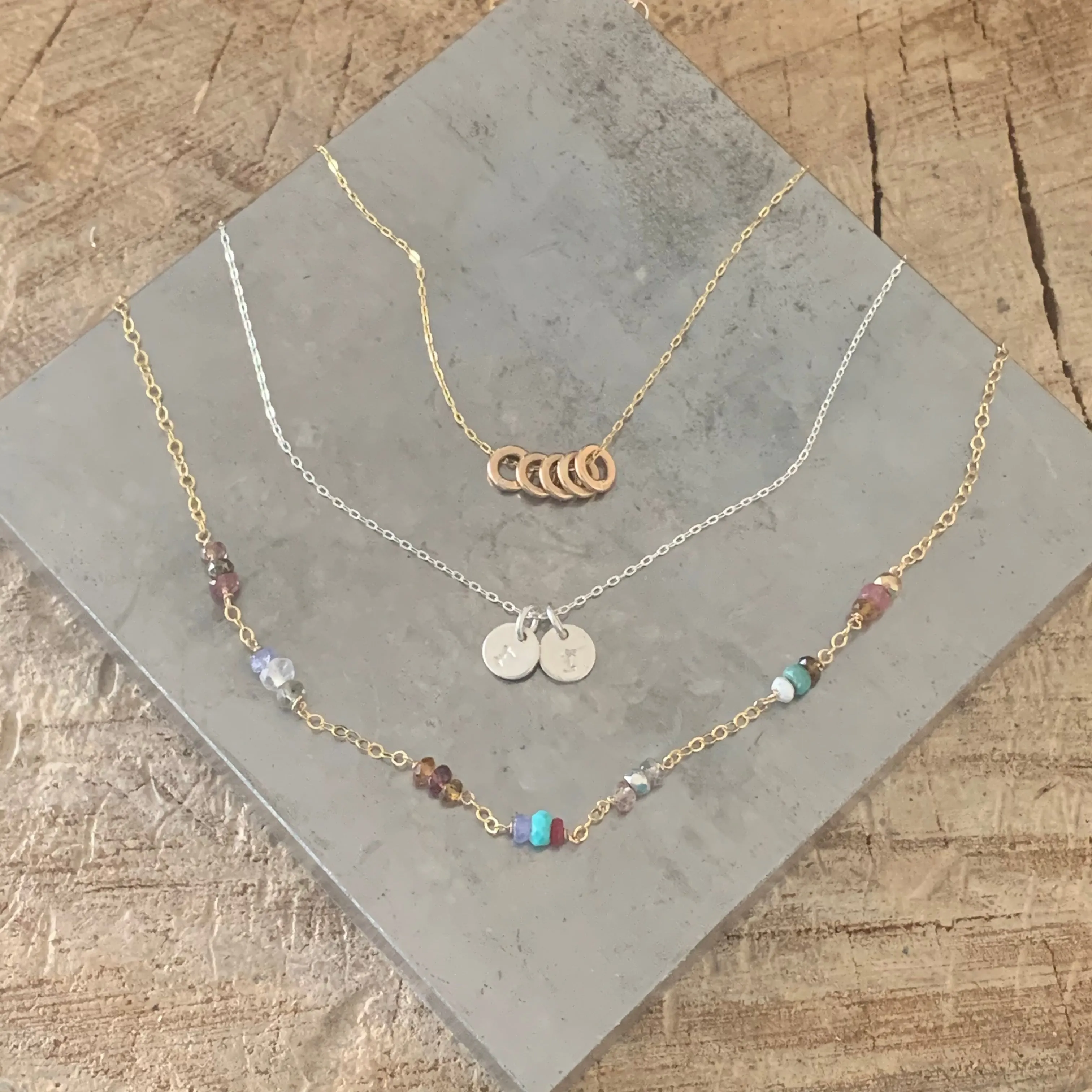 Small Initial necklace