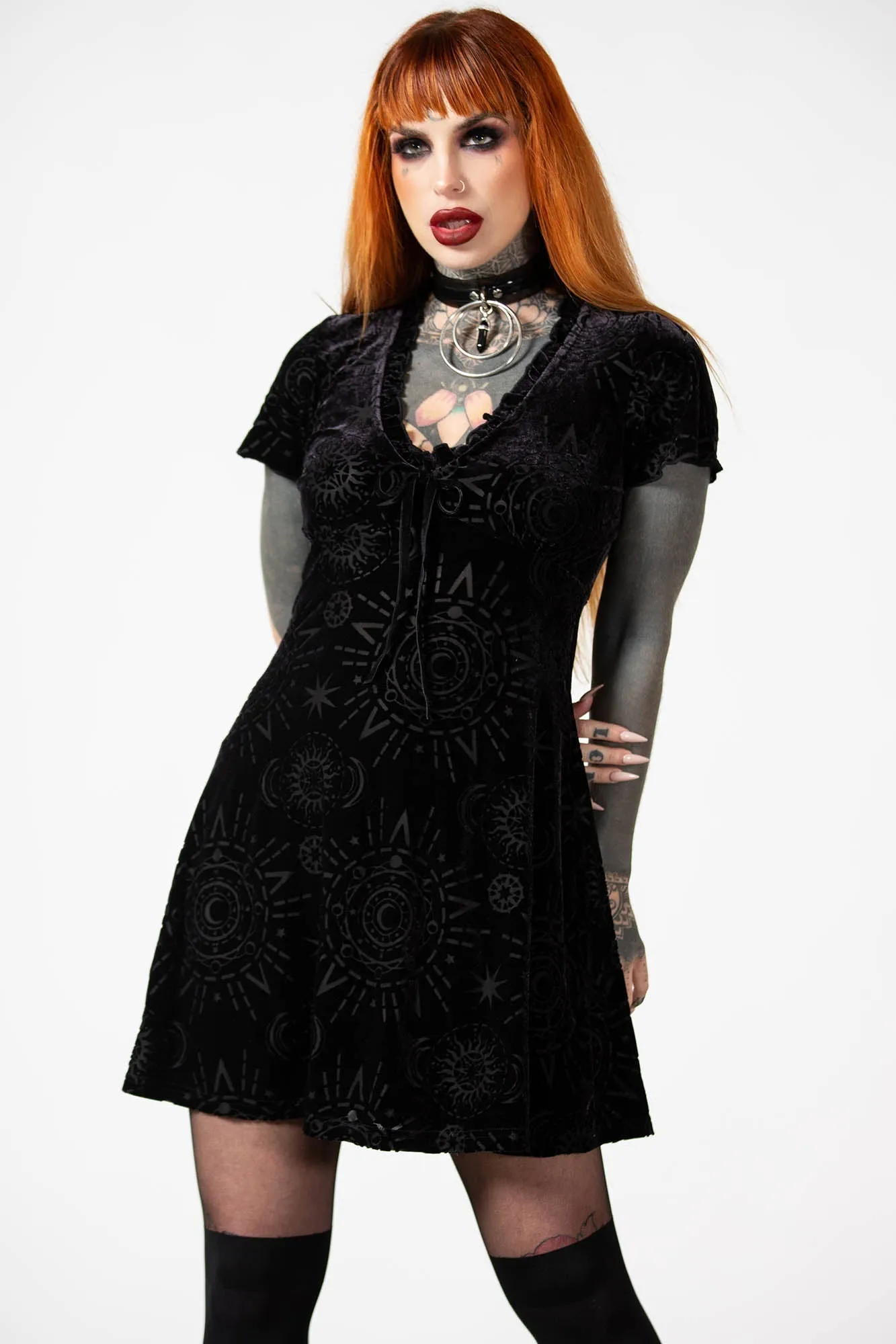 Spiritual Chant Burnout Dress Resurrect