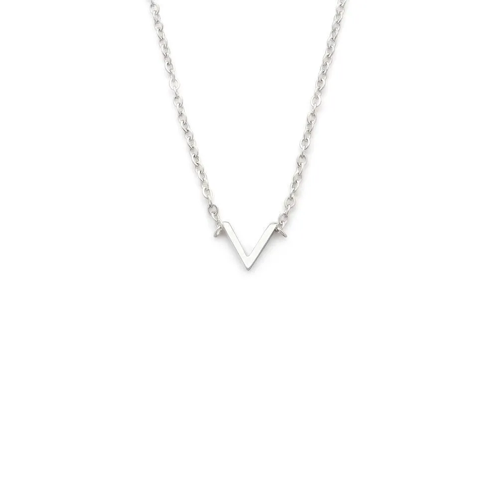 Stainless Steel V Necklace