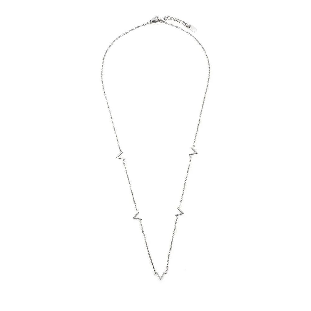 Stainless Steel V Necklace