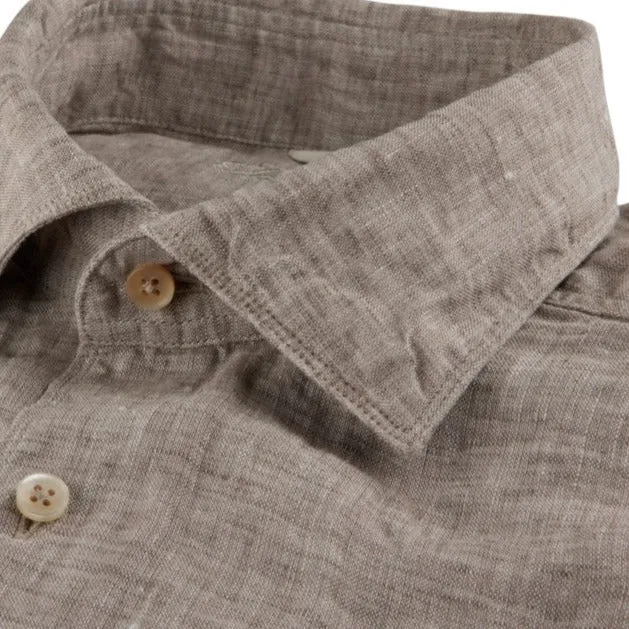 Stenstroms Beige Linen Shirt