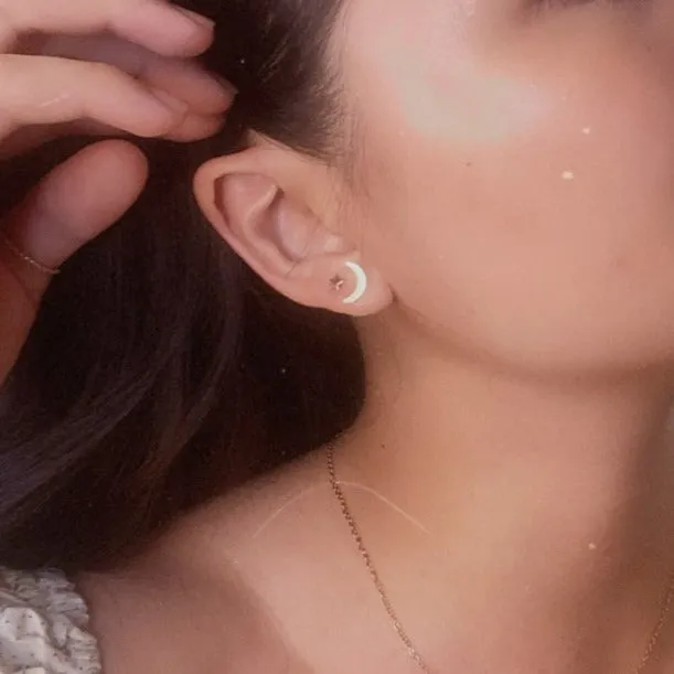 Tiny Star Stud Earrings