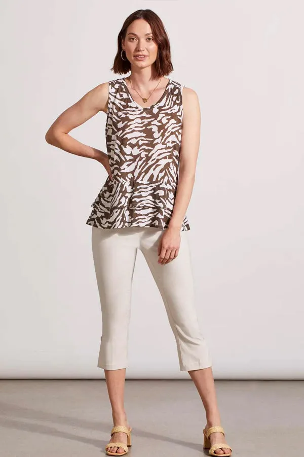 Tribal Double Peplum Top