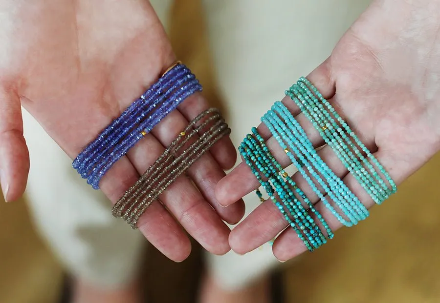 Turquoise Beaded Wrap Bracelet