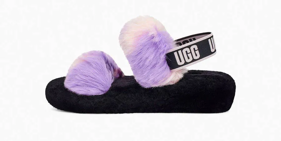 UGG Womens Oh Yeah Slide Tie Dye Magnolia