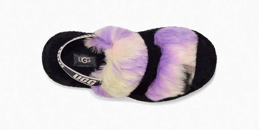 UGG Womens Oh Yeah Slide Tie Dye Magnolia