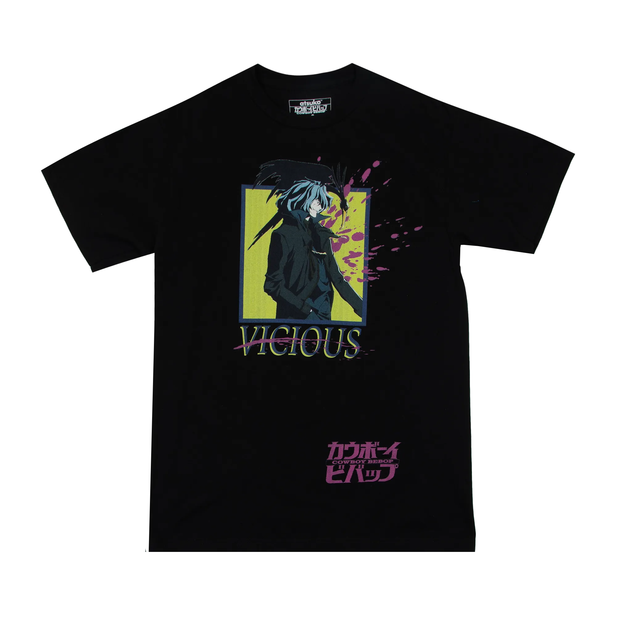 Venomous Snake Vicious Black Tee