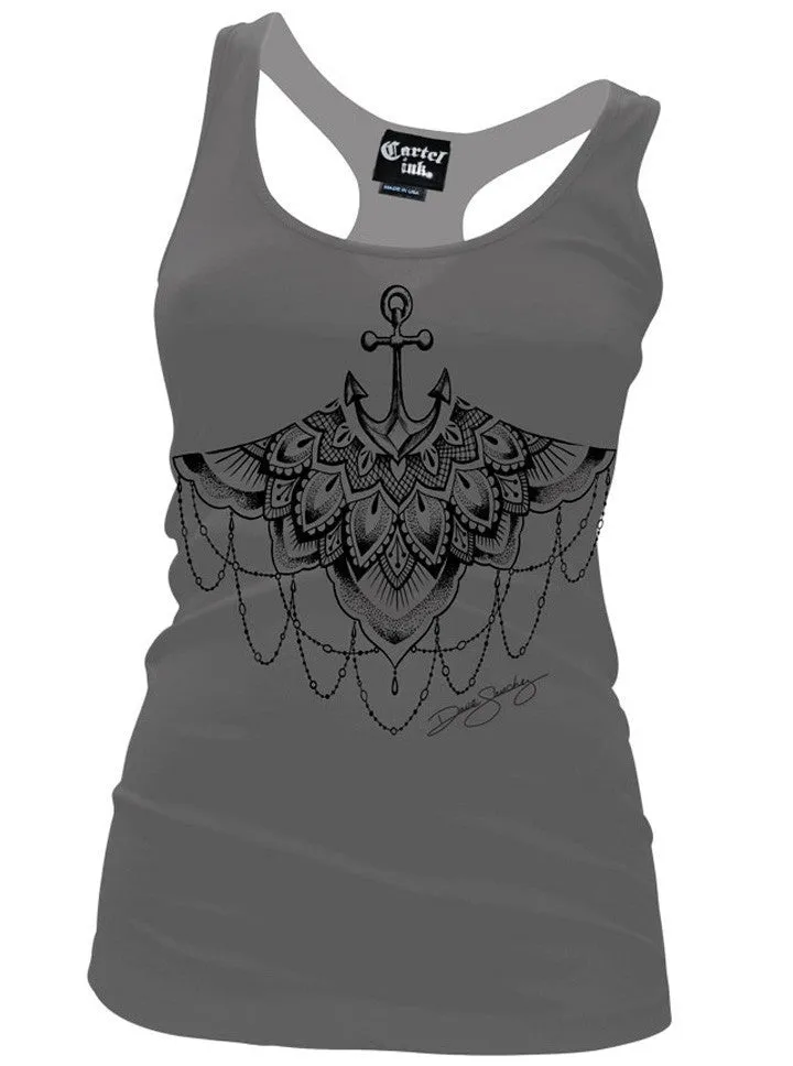 Women's Gypsy Anchor Racerback Tank (Multiple Colors)