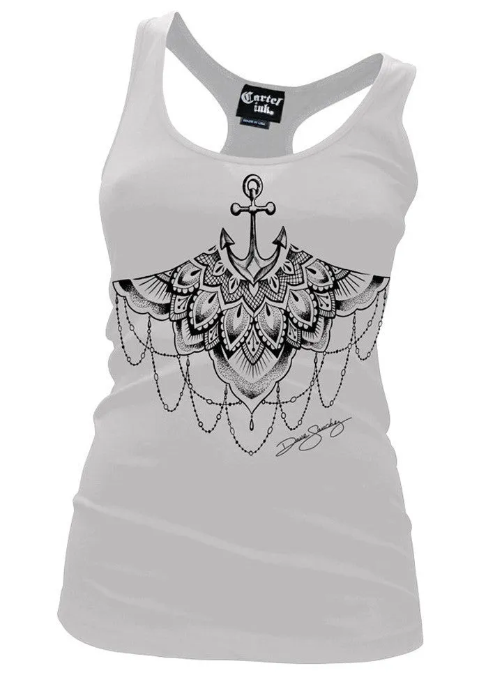 Women's Gypsy Anchor Racerback Tank (Multiple Colors)