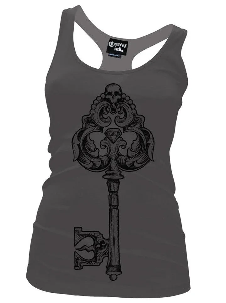 Women's Lost Key Racerback Tank (Multiple Colors)