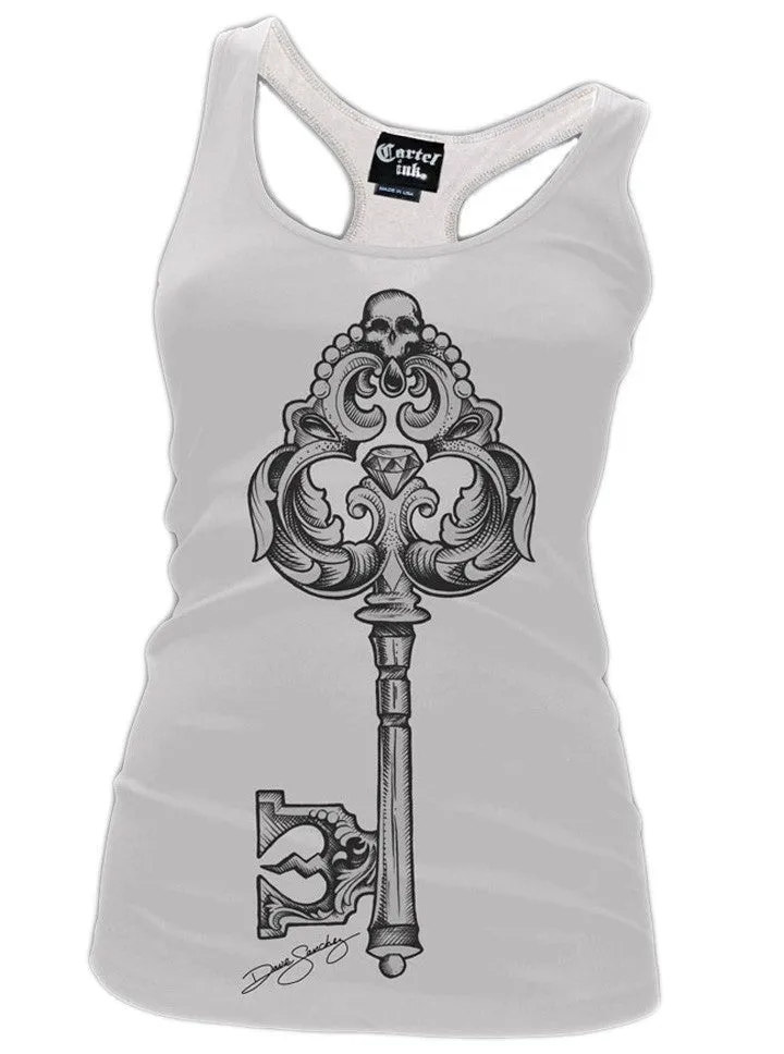 Women's Lost Key Racerback Tank (Multiple Colors)